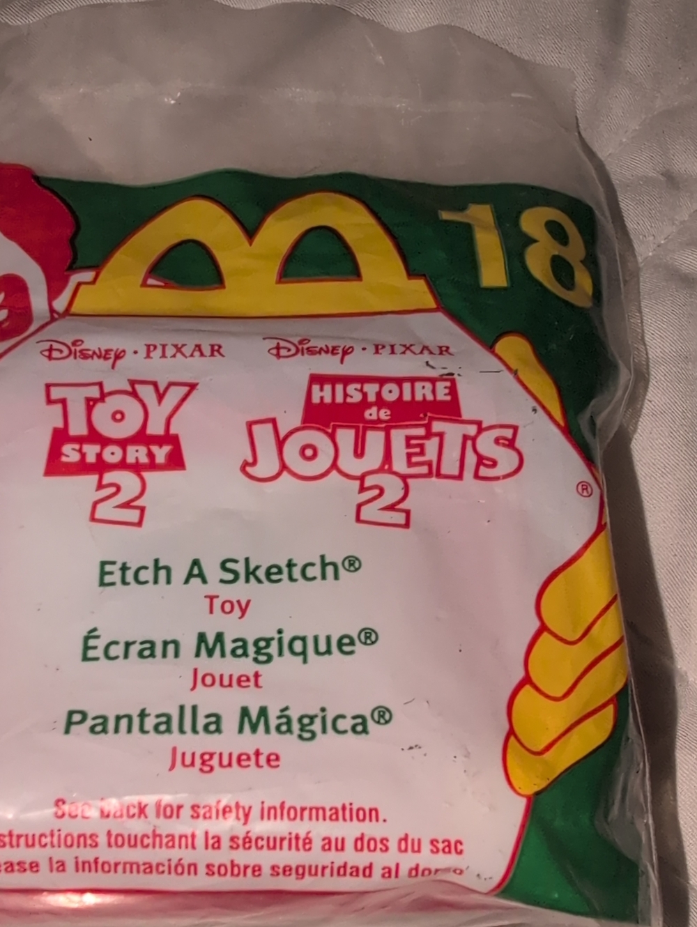 Disney Pixar 1999 Toy Story 2 Etch A Sketch Kids Toy McDonald's